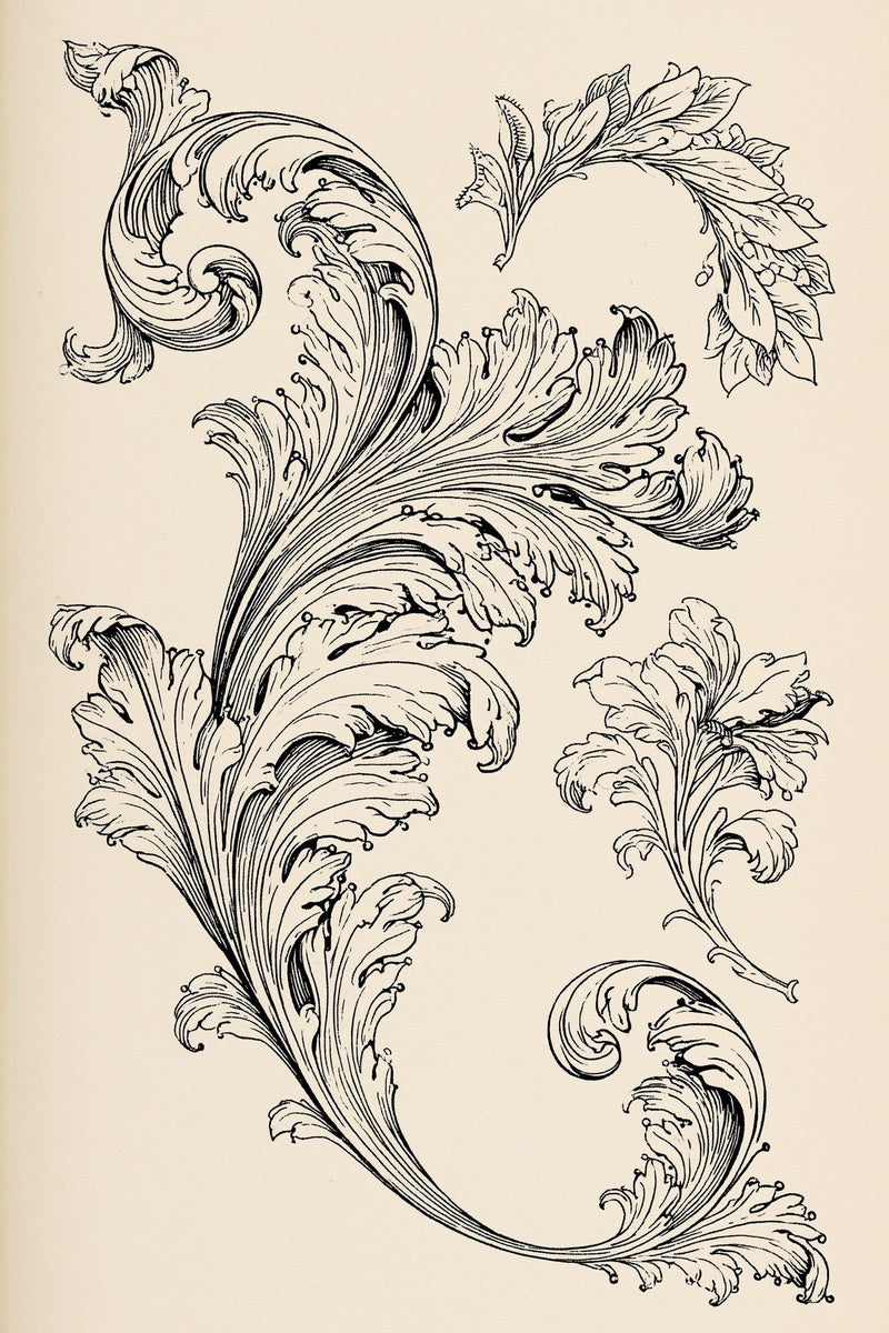 Renaissance Hand Embroidery Book 19 Product Book 6 digital PDF embroidery design book - sample plate / motif preview 6