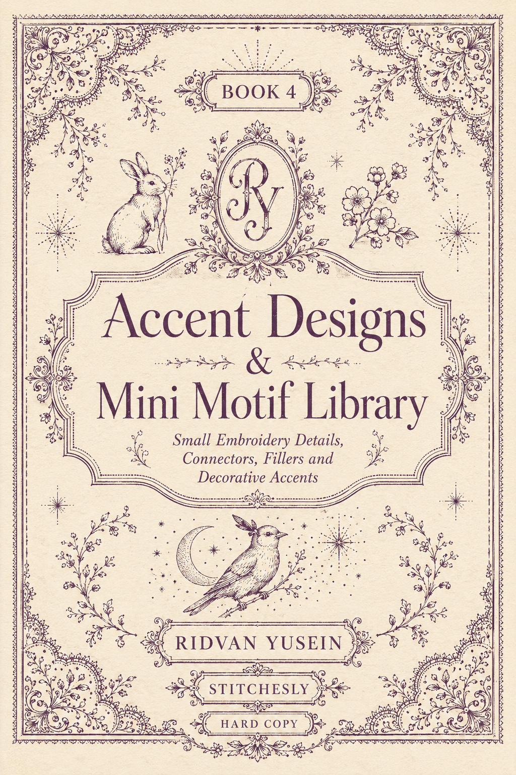 Accent Designs & Mini Motif Library - Book 4 | Digital PDF Embroidery Design Book