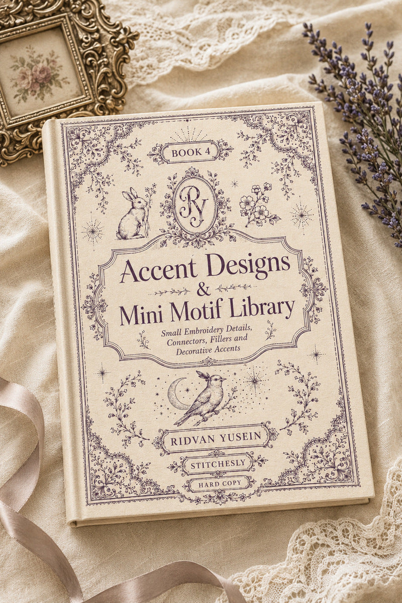Accent Designs And Mini Motif Library 4 Book from Accent Designs & Mini Motif Library Book 4, a digital embroidery design reference for machine embroidery designs, embroidery patterns and small motif and accent designs.