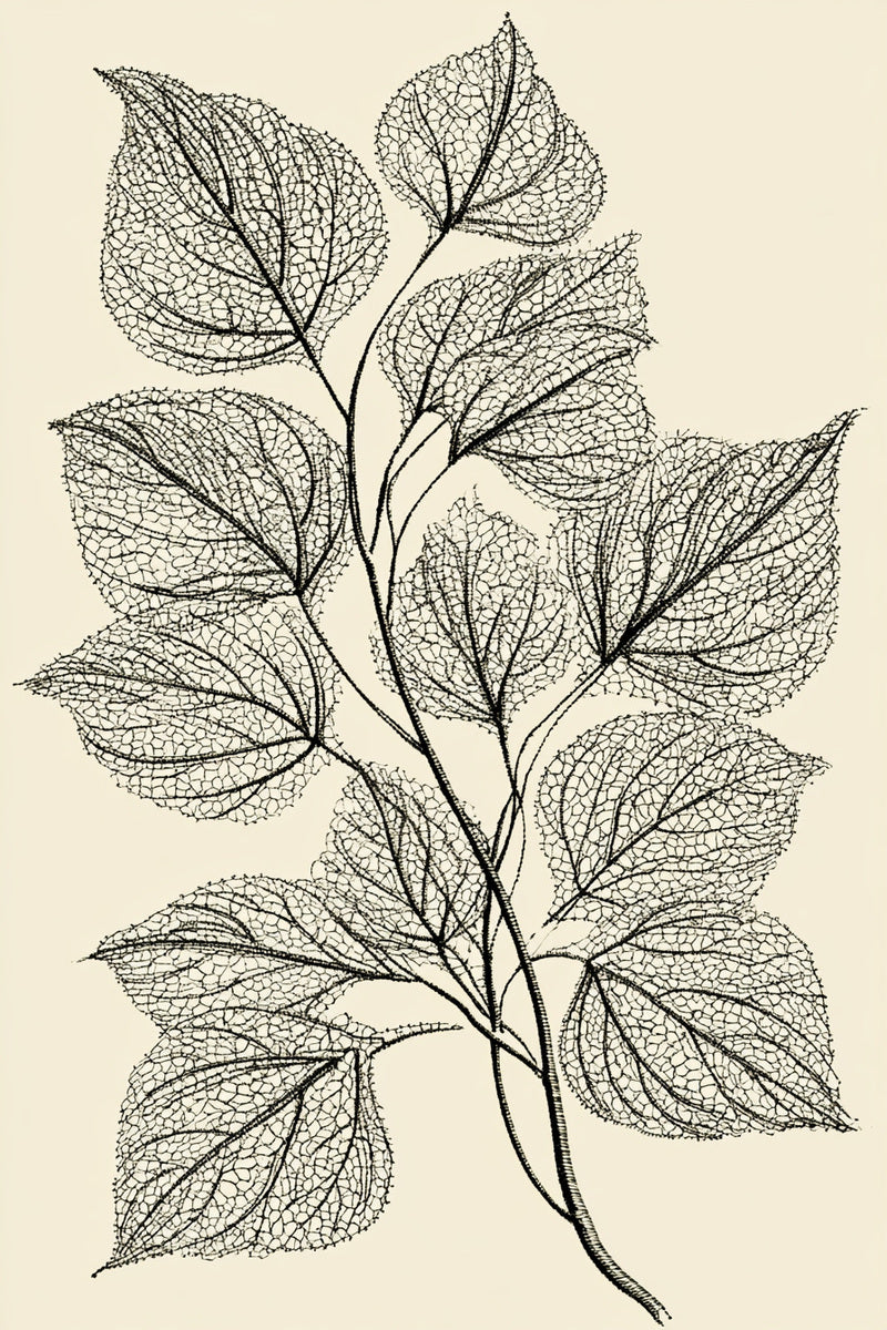 Airy Lace Leaf Cluster from Lace Embroidery & Broderie Designs Book 3, a digital embroidery design reference for machine embroidery designs, embroidery patterns and lace and broderie details.