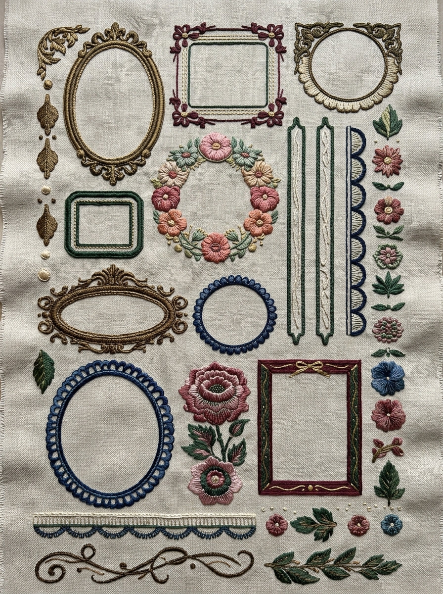 Appliqué Compatible Designs - Book 1 | Digital PDF Embroidery Design Book