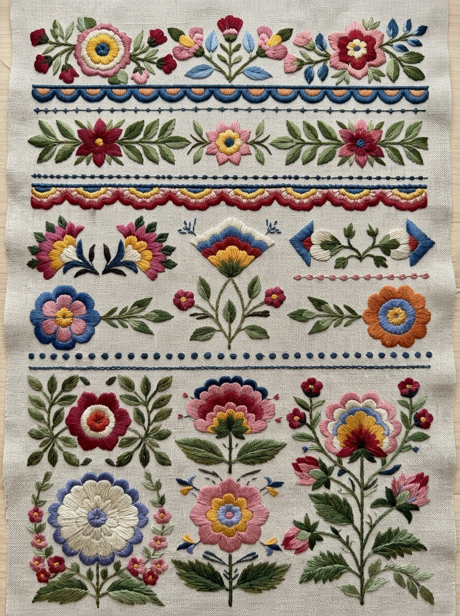 Appliqué Compatible Designs - Book 1 | Digital PDF Embroidery Design Book
