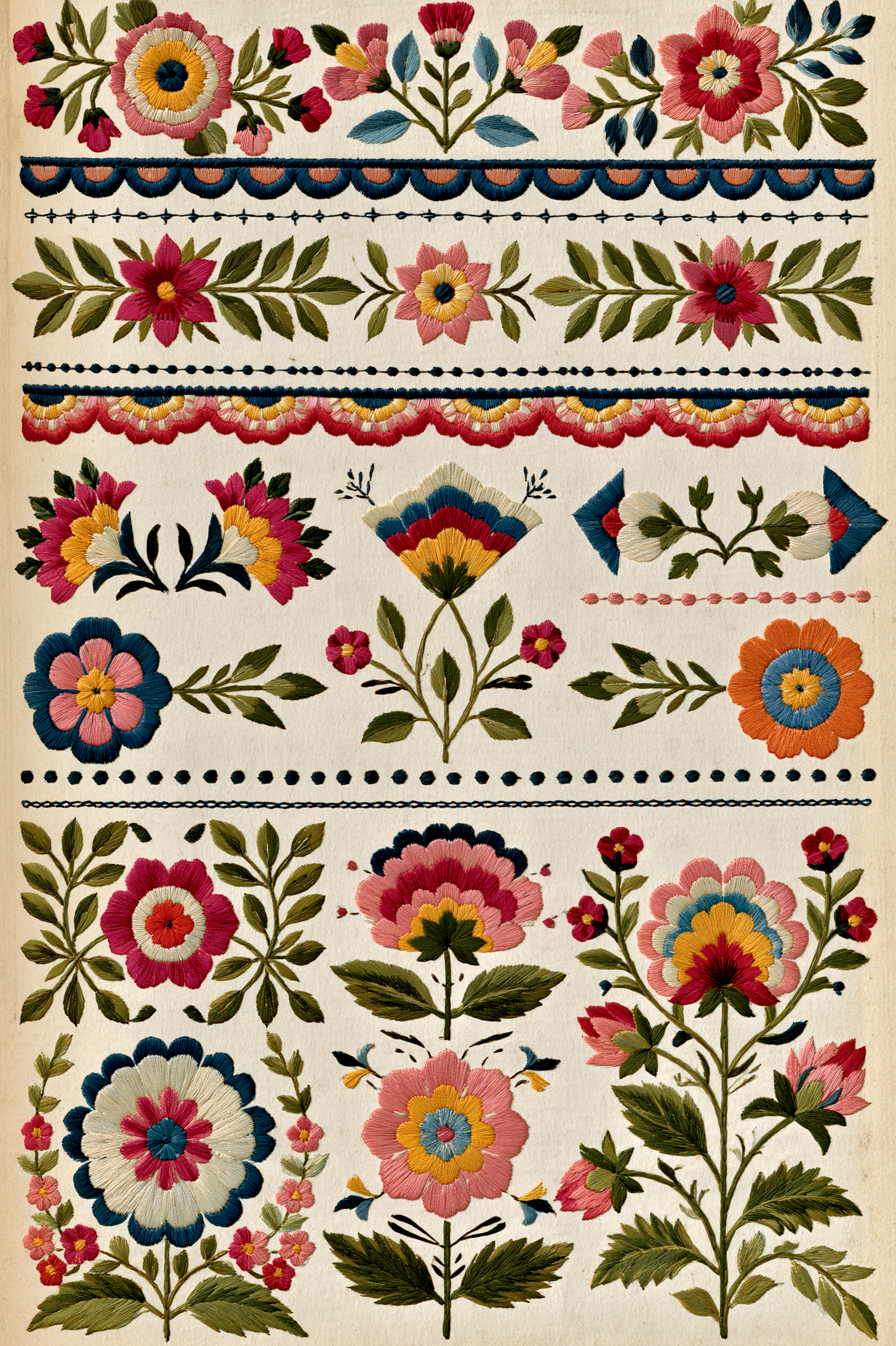 Appliqué Compatible Designs - Book 1 | Digital PDF Embroidery Design Book