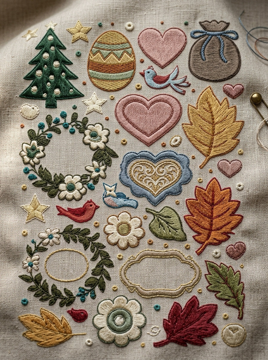 Appliqu Compatible Embroidery Pattern Book Png from Appliqué Compatible Designs Book 4, a digital embroidery design reference for machine embroidery designs, embroidery patterns and embroidery design reference.
