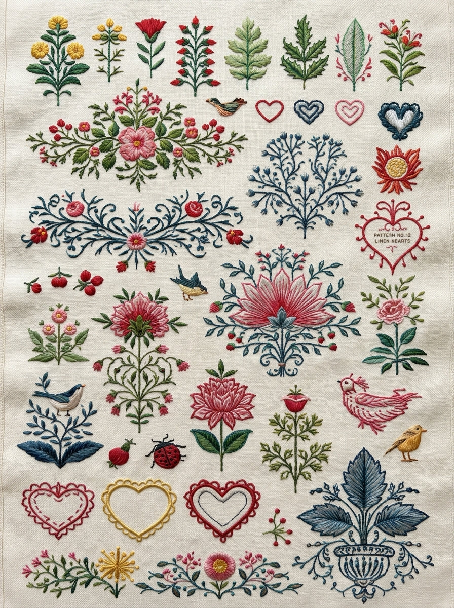 Appliqué Compatible Designs - Book 3 | Digital PDF Embroidery Design Book