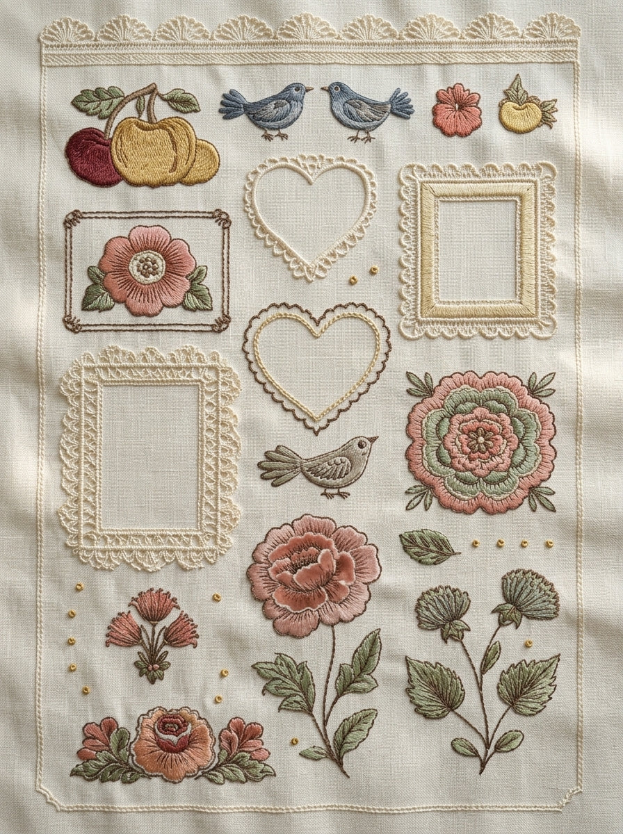 Appliqué Compatible Designs - Book 3 | Digital PDF Embroidery Design Book