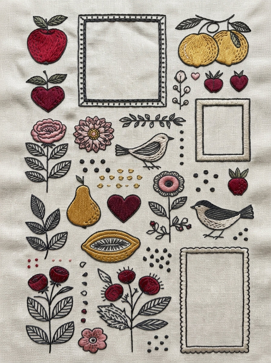 Appliqué Compatible Designs - Book 2 | Digital PDF Embroidery Design Book