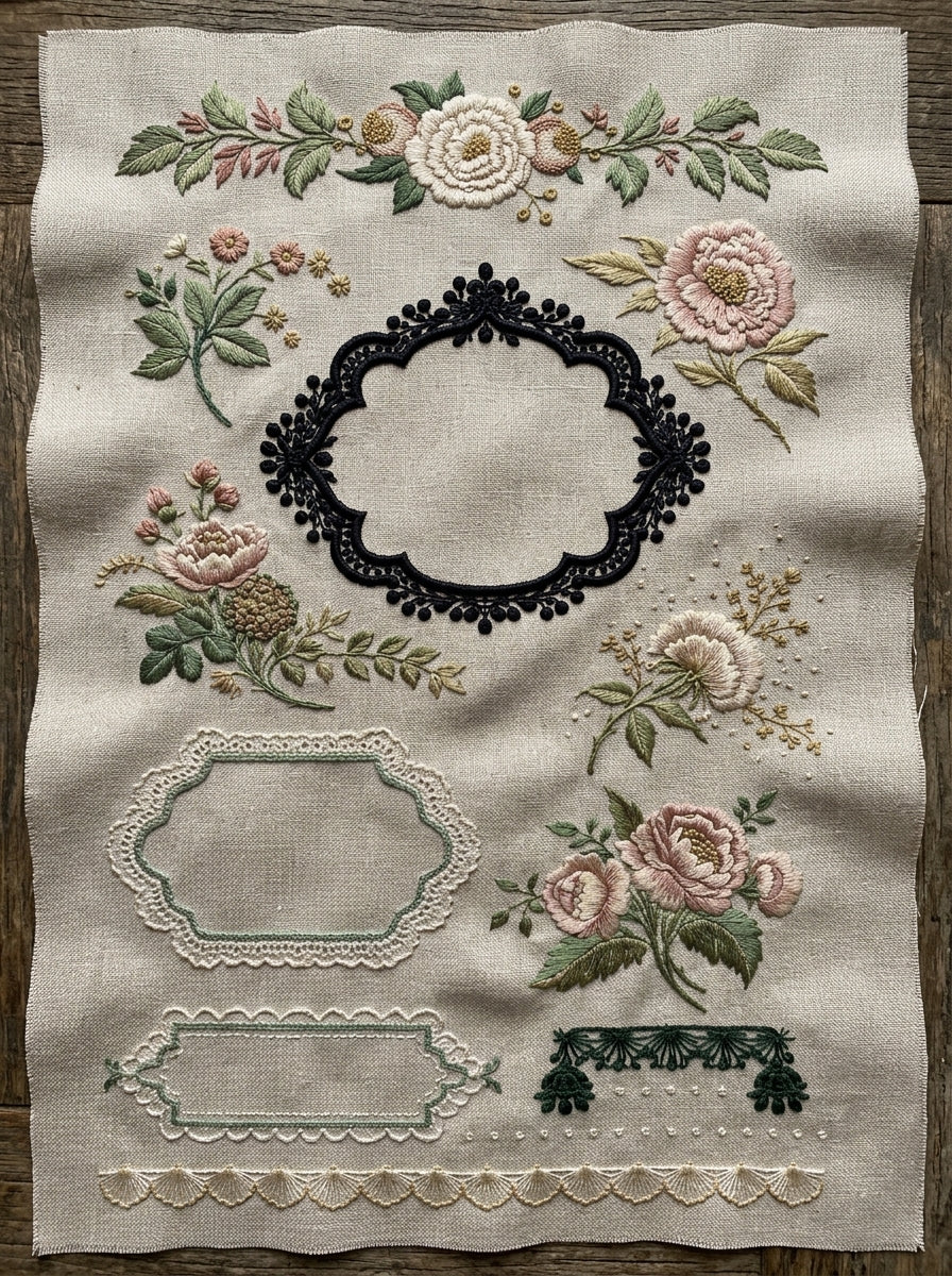Appliqué Compatible Designs - Book 3 | Digital PDF Embroidery Design Book