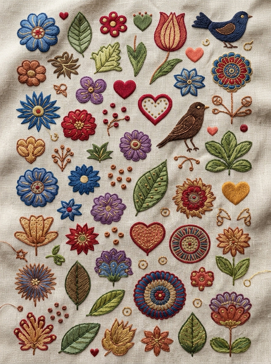 Appliqué Compatible Designs - Book 1 | Digital PDF Embroidery Design Book