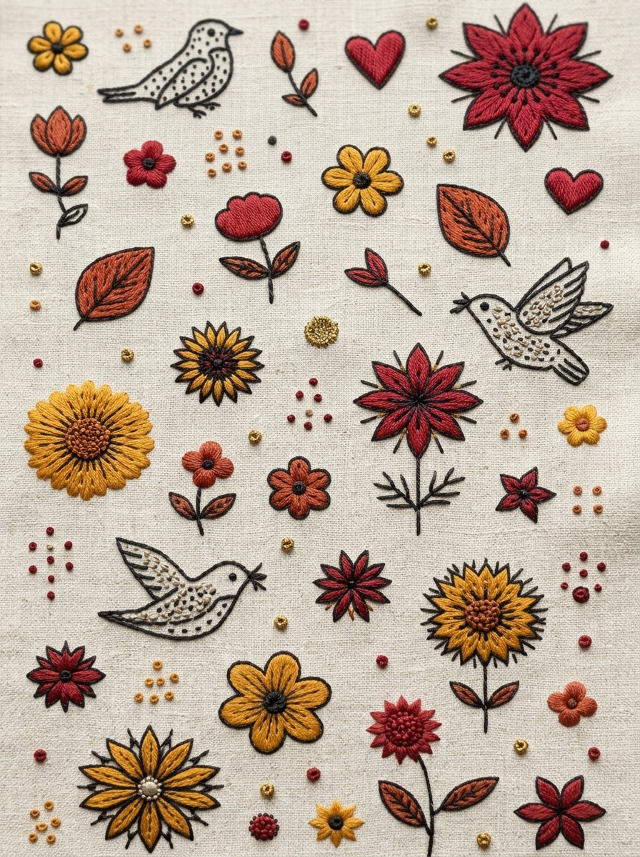 Appliqué Compatible Designs - Book 1 | Digital PDF Embroidery Design Book
