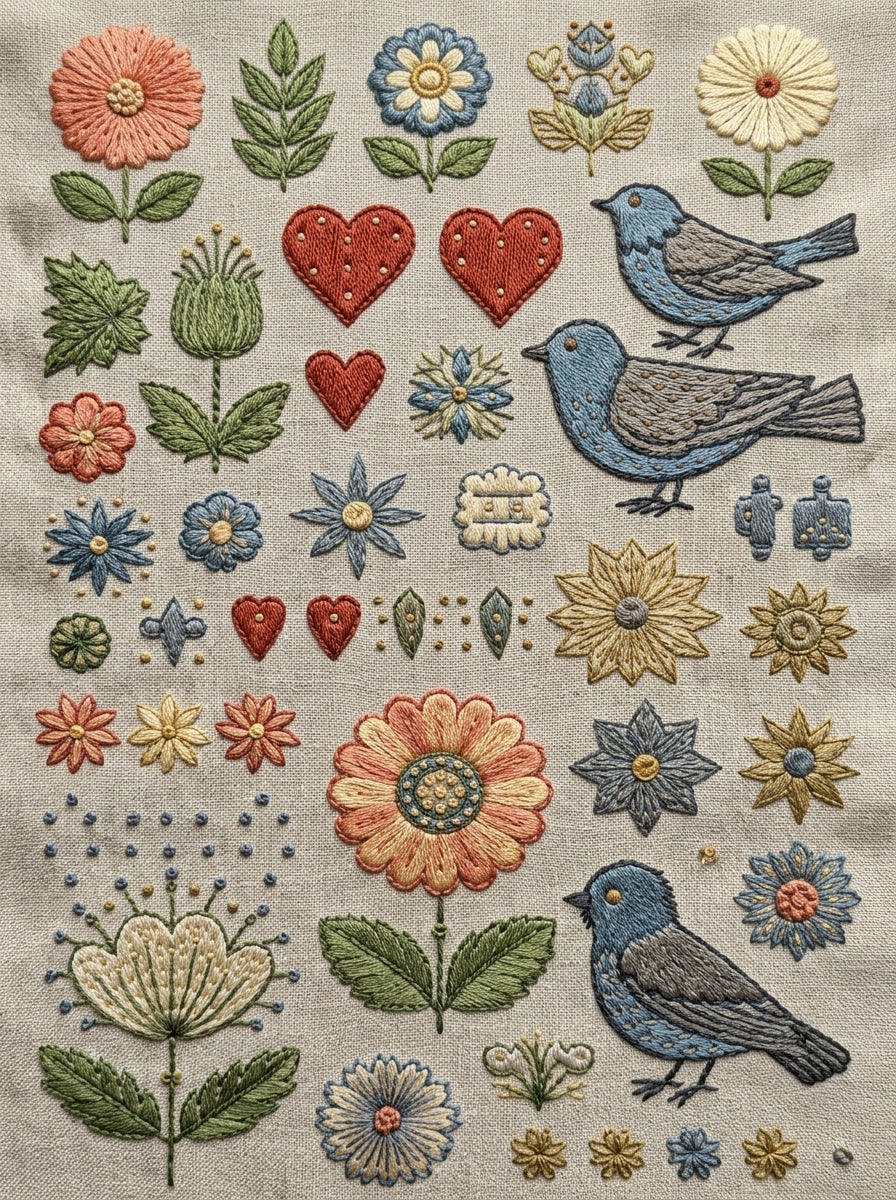 Appliqué Compatible Designs - Book 2 | Digital PDF Embroidery Design Book