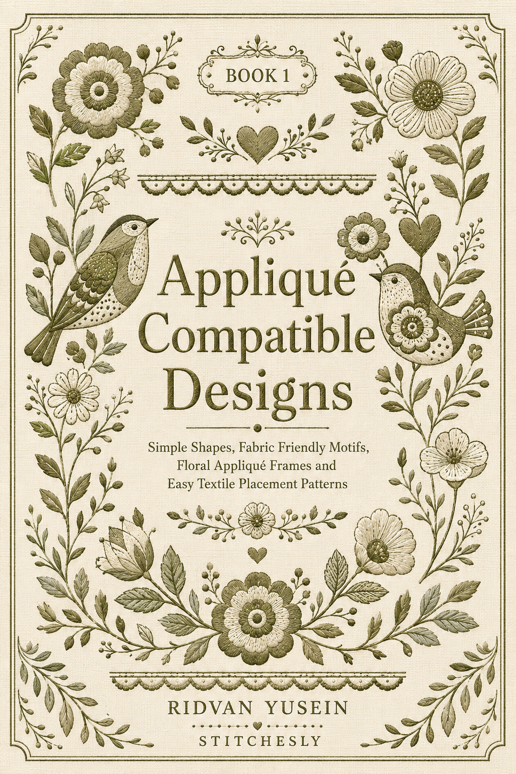 Appliqué Compatible Designs - Book 1 | Digital PDF Embroidery Design Book