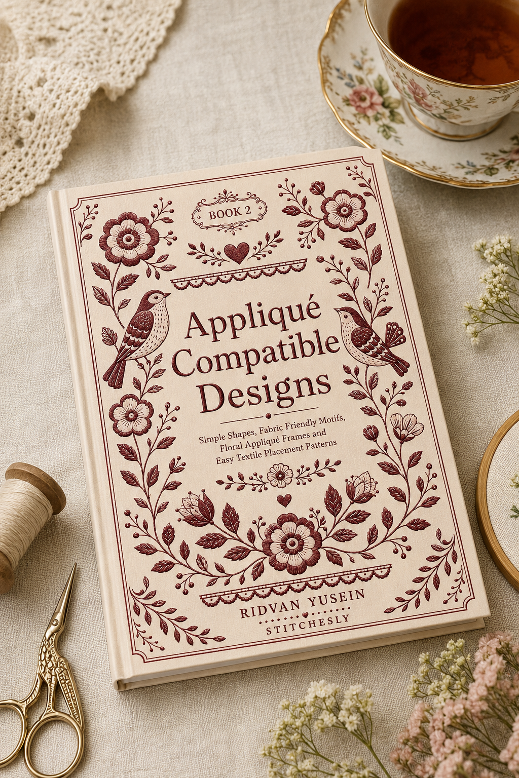 Appliqué Compatible Designs - Book 2 | Digital PDF Embroidery Design Book