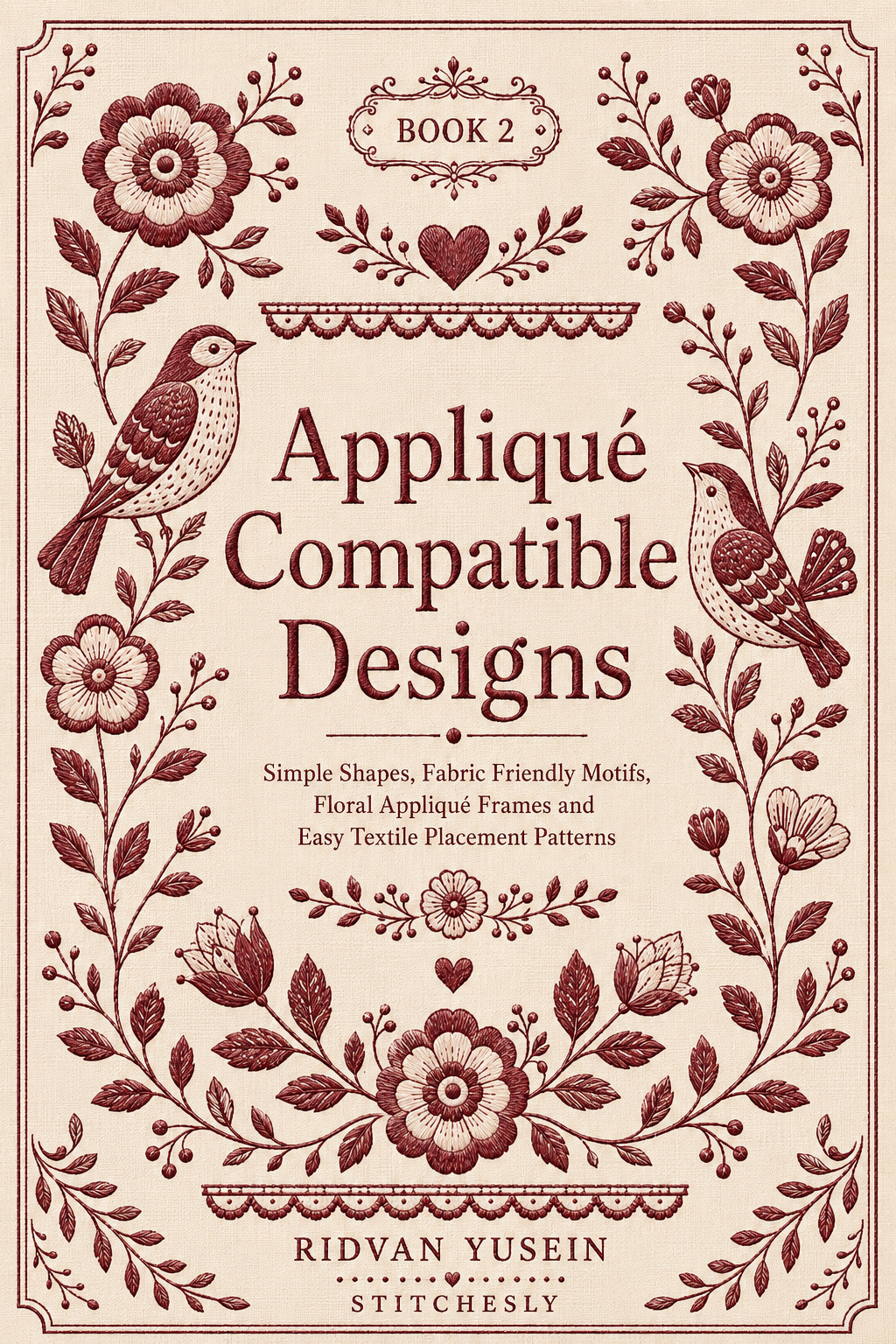 Appliqué Compatible Designs - Book 2 | Digital PDF Embroidery Design Book