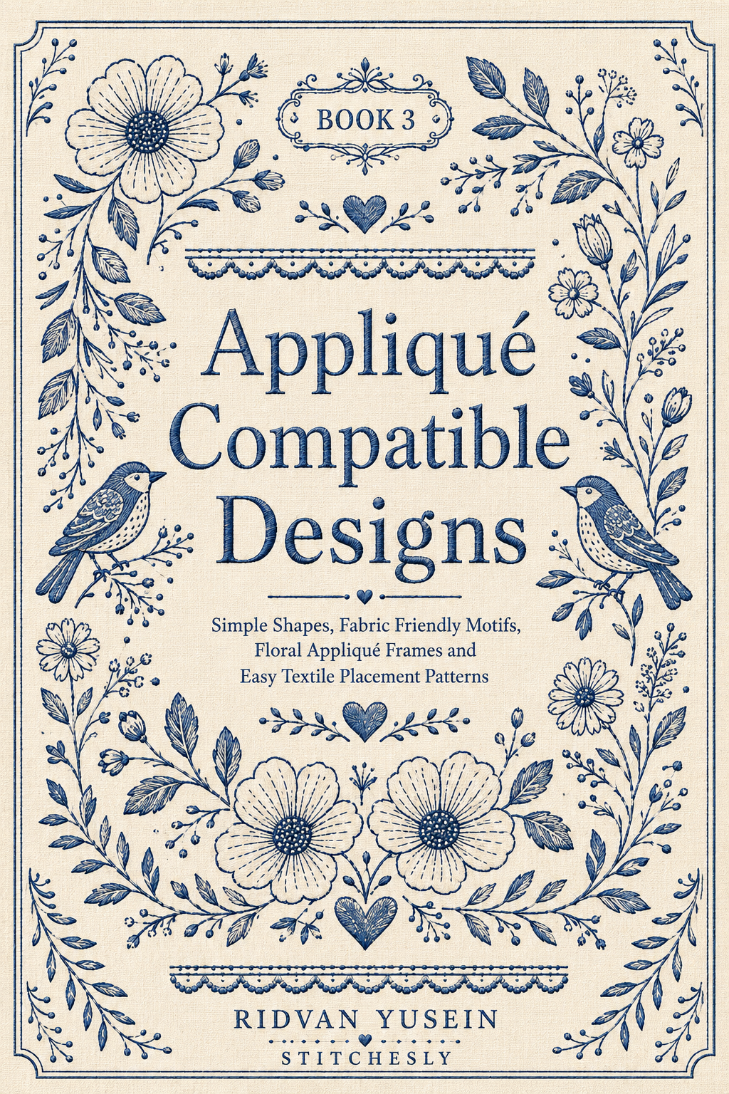 Appliqué Compatible Designs - Book 3 | Digital PDF Embroidery Design Book
