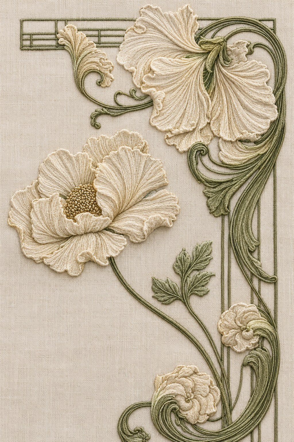 Digital PDF embroidery design bundle cover preview for Botanical Garden Archive Bundle 1, featuring curated embroidery patterns, motif library references and textile design… - preview 18
