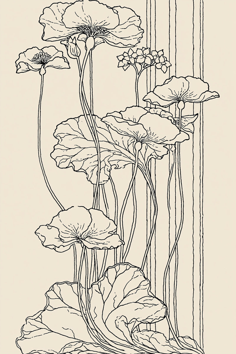 Art Nouveau Curtain Edge Border from Art Nouveau Needlework Book 3, a digital embroidery design reference for machine embroidery designs, embroidery patterns and border and edge embroidery.