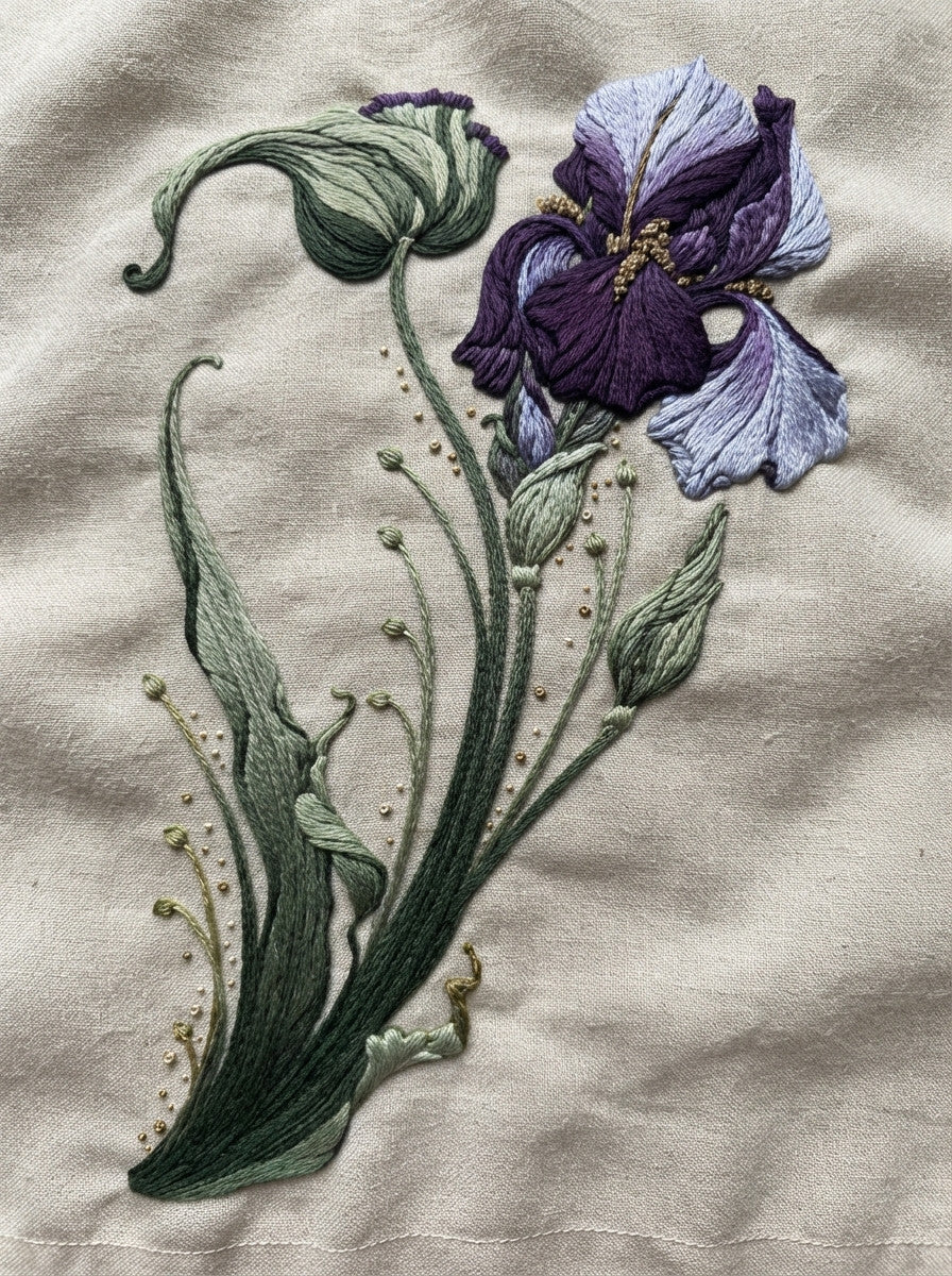 Art Nouveau Decorative Corner Art from Art Nouveau Botanical Embroidery Book 4, a digital embroidery design reference for machine embroidery designs, embroidery patterns and corner embroidery.