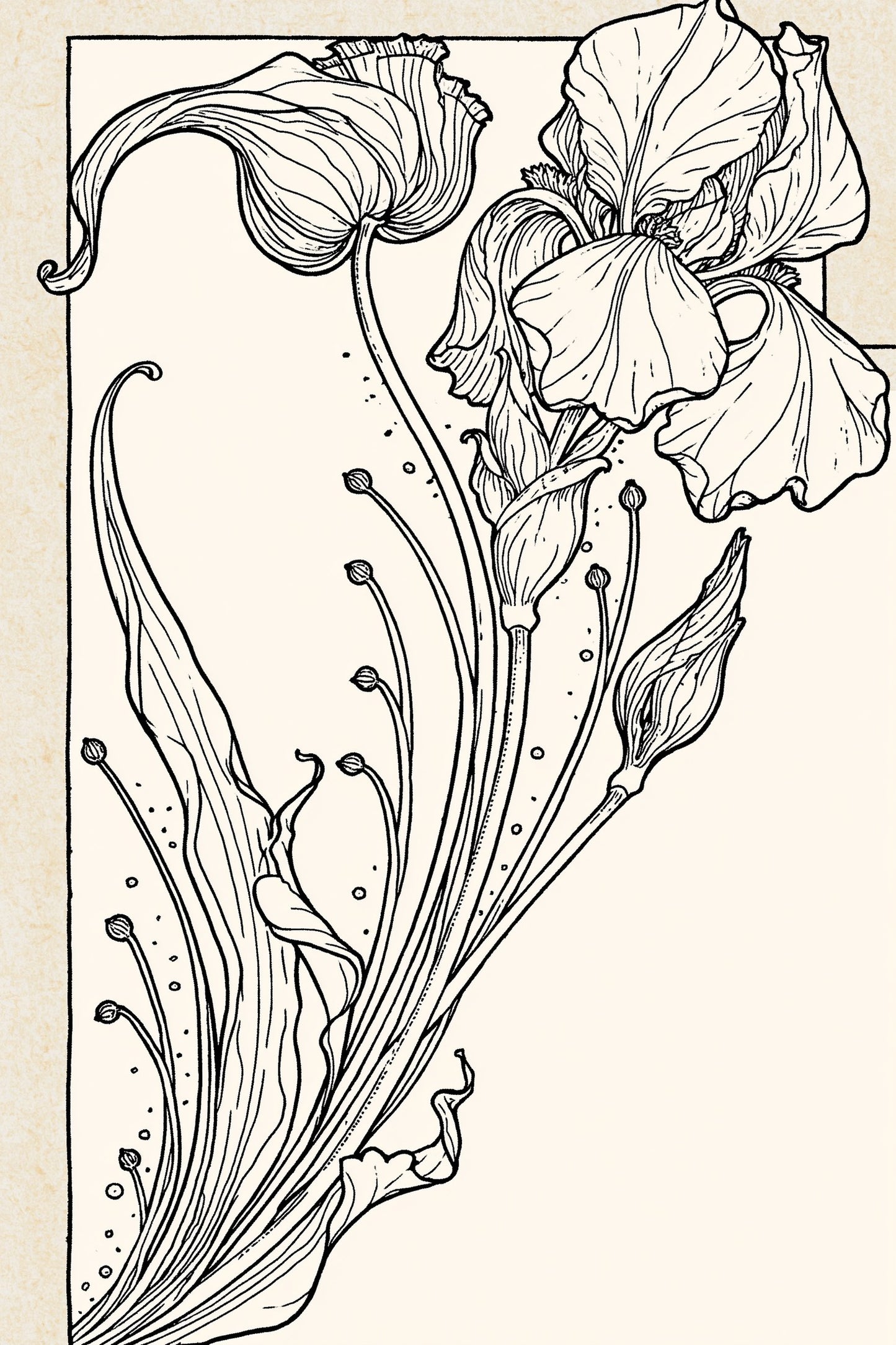 Digital PDF embroidery design bundle cover preview for Ornamental Borders & Baroque Frames Bundle 4, featuring curated embroidery patterns, motif library references and textile… - preview 23