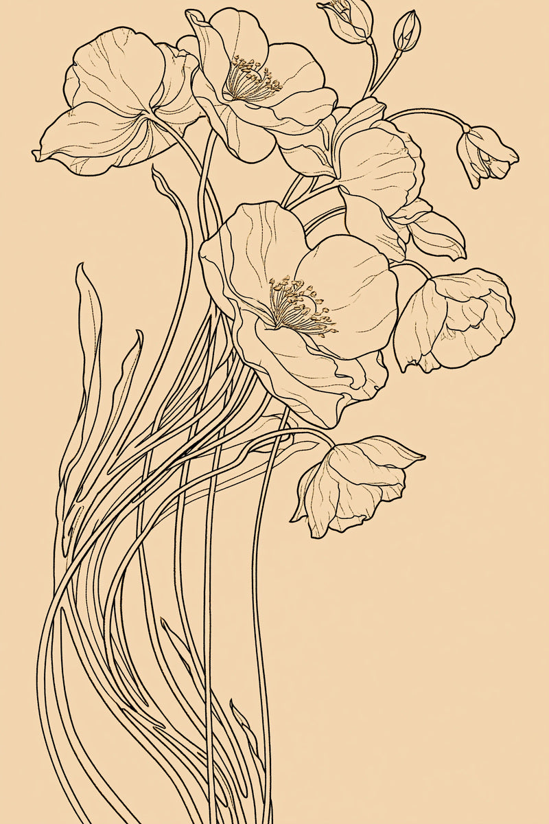 Art Nouveau Shoulder Accent 03 from Art Nouveau Needlework Book 3, a digital embroidery design reference for machine embroidery designs, embroidery patterns and small motif and accent designs.