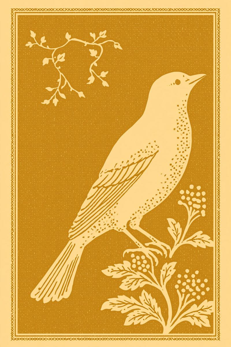 Assisi Inspired Bird Motif 02 from Colbert Embroidery Studies Book 4, a digital embroidery design reference for machine embroidery designs, embroidery patterns and embroidery design reference.