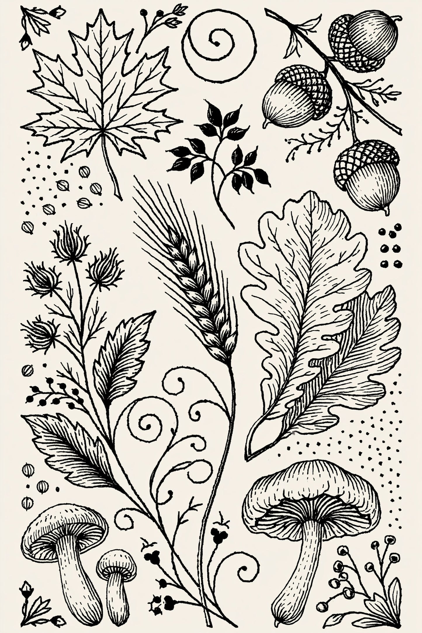 Digital PDF embroidery design bundle cover preview for Nature, Country Folk & Global Color Bundle 1, featuring curated embroidery patterns, motif library references and textile… - preview 25