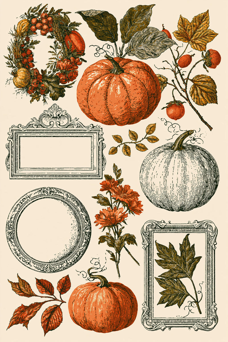 Autumn Frame And Label Set from Halloween & Autumn Embroidery Book 1, a digital embroidery design reference for machine embroidery designs, embroidery patterns and frames and monogram spaces.