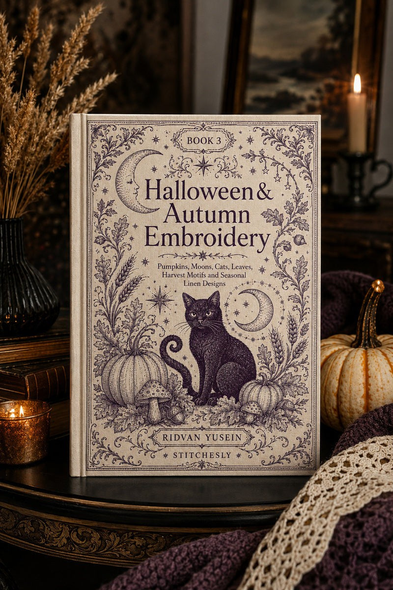 Halloween And Autumn Embroidery 3 Book 02 from Halloween & Autumn Embroidery Book 3, a digital embroidery design reference for machine embroidery designs, embroidery patterns and seasonal embroidery motifs.