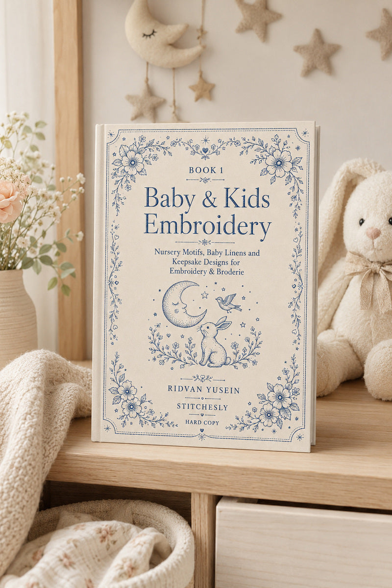 Baby And Kids Embroidery 1 Book 02 from Baby & Kids Embroidery Book 1, a digital embroidery design reference for machine embroidery designs, embroidery patterns and baby and keepsake embroidery.