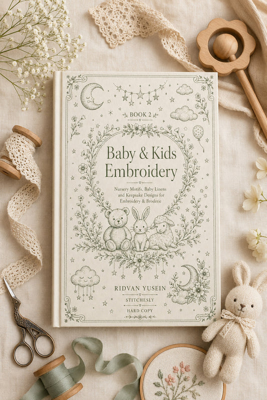 Baby And Kids Embroidery 2 Book 02 from Baby & Kids Embroidery Book 2, a digital embroidery design reference for machine embroidery designs, embroidery patterns and baby and keepsake embroidery.