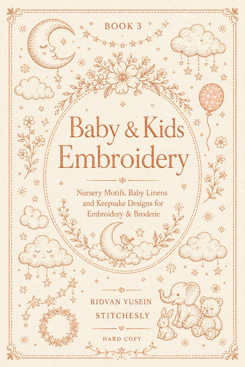 Baby And Kids Embroidery 3 Book 03 from Baby & Kids Embroidery Book 3, a digital embroidery design reference for machine embroidery designs, embroidery patterns and baby and keepsake embroidery.