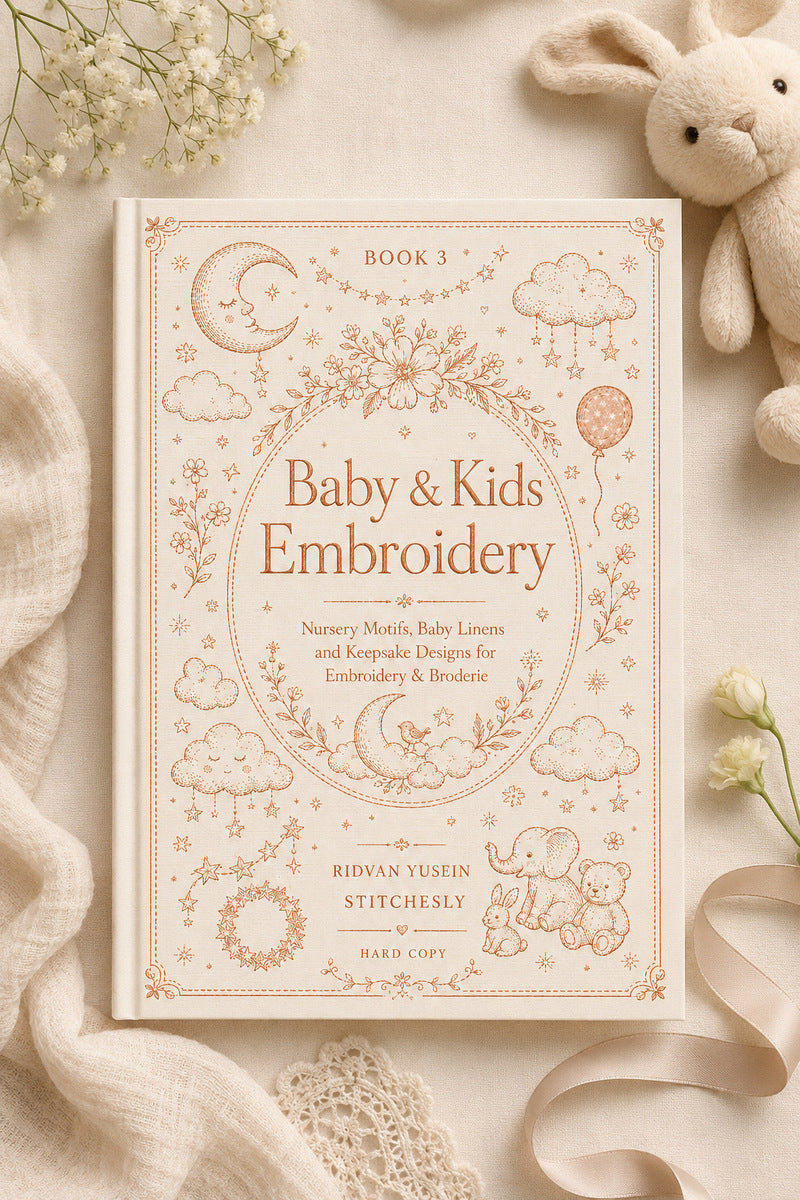 Baby And Kids Embroidery 3 Book from Baby & Kids Embroidery Book 3, a digital embroidery design reference for machine embroidery designs, embroidery patterns and baby and keepsake embroidery.