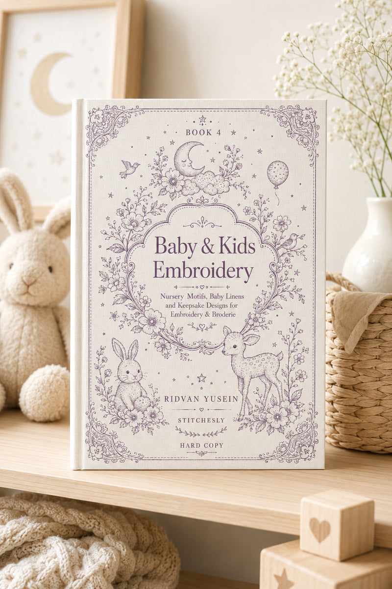 Baby And Kids Embroidery 4 Book from Baby & Kids Embroidery Book 4, a digital embroidery design reference for machine embroidery designs, embroidery patterns and baby and keepsake embroidery.
