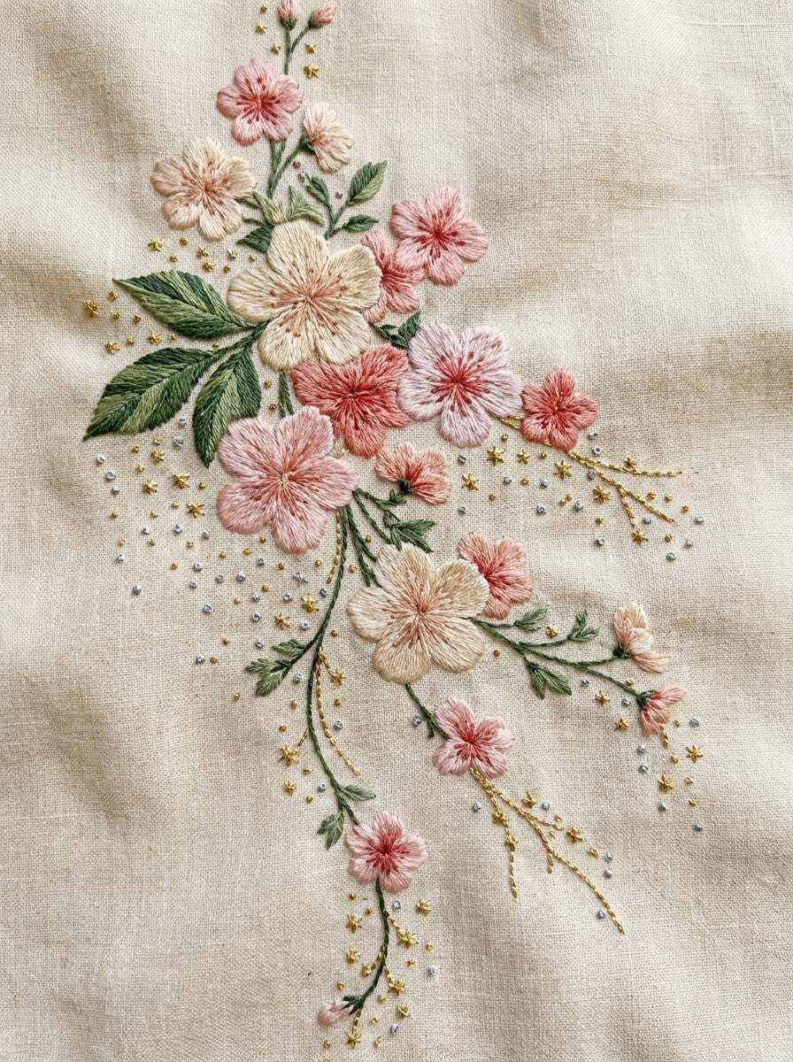 Baby Bonnet Floral Accent Baby And Kids Embroidery 0 Png from Baby & Kids Embroidery Book 3, a digital embroidery design reference for machine embroidery designs, embroidery patterns and baby and keepsake embroidery.