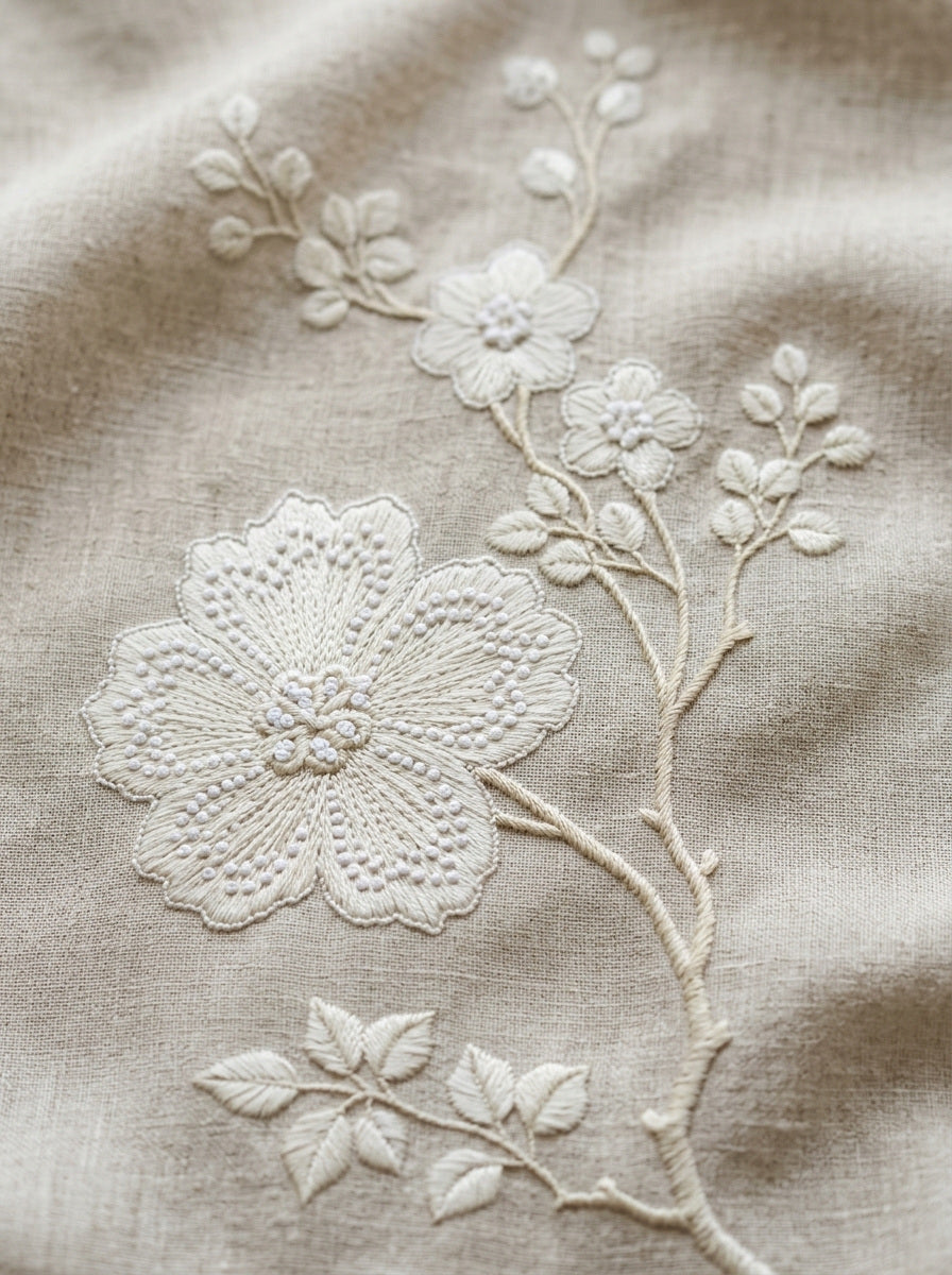 Baby Linen Whitework Motif French from French Embroidery & La Broderie Blanche Book 5, a digital embroidery design reference for machine embroidery designs, embroidery patterns and lace and broderie details.