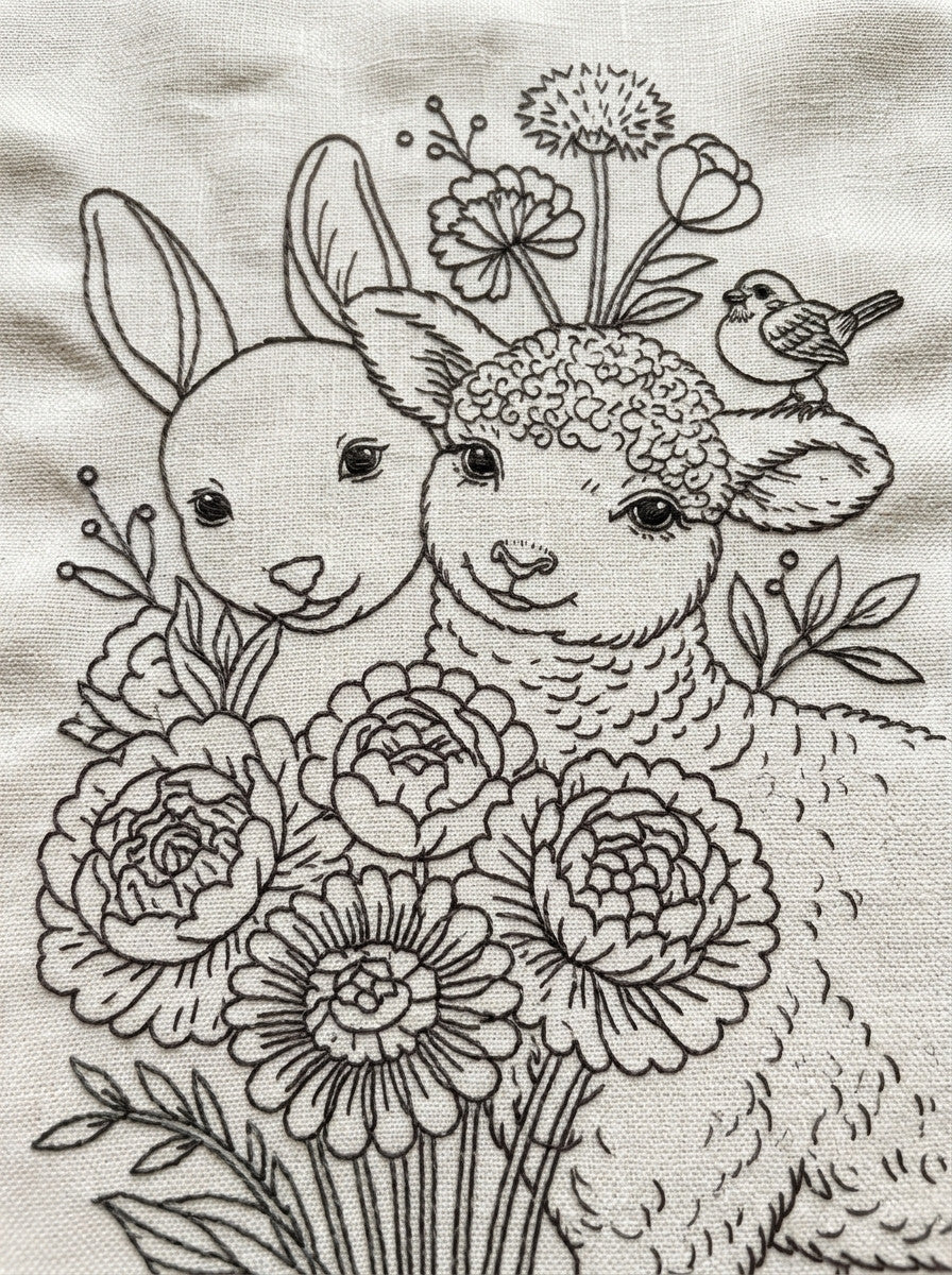 Baby Seasonal And Gift Outline from Backstitch & Outline Designs Book 3, a digital embroidery design reference for machine embroidery designs, embroidery patterns and baby and keepsake embroidery.
