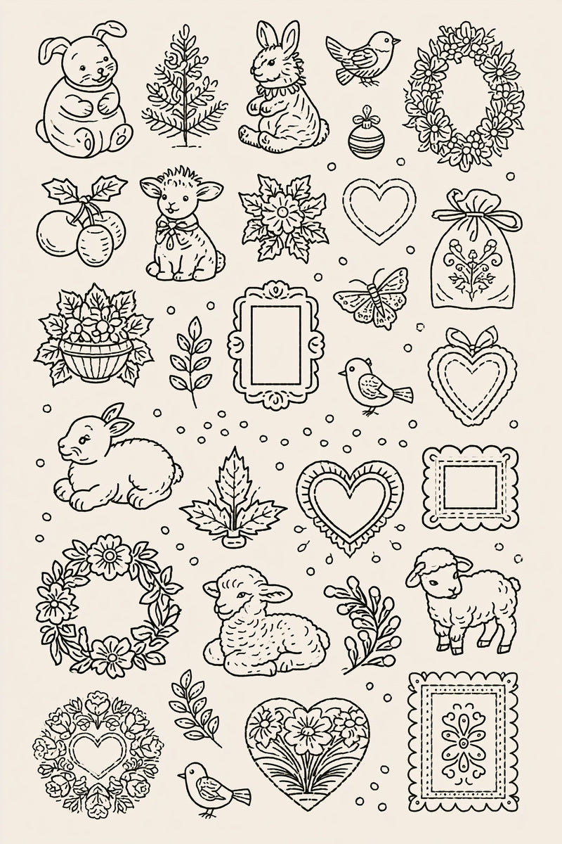 Single Color Embroidery Designs Book 32 Product Book 3 digital PDF embroidery design book - product image 21