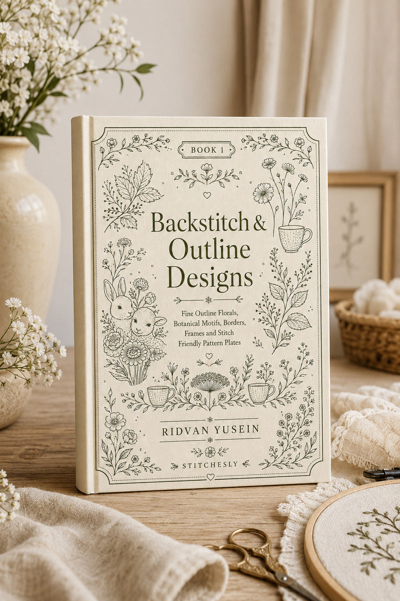 Backstitch And Outline Designs 1 Book 03 from Backstitch & Outline Designs Book 1, a digital embroidery design reference for machine embroidery designs, embroidery patterns and embroidery design reference.