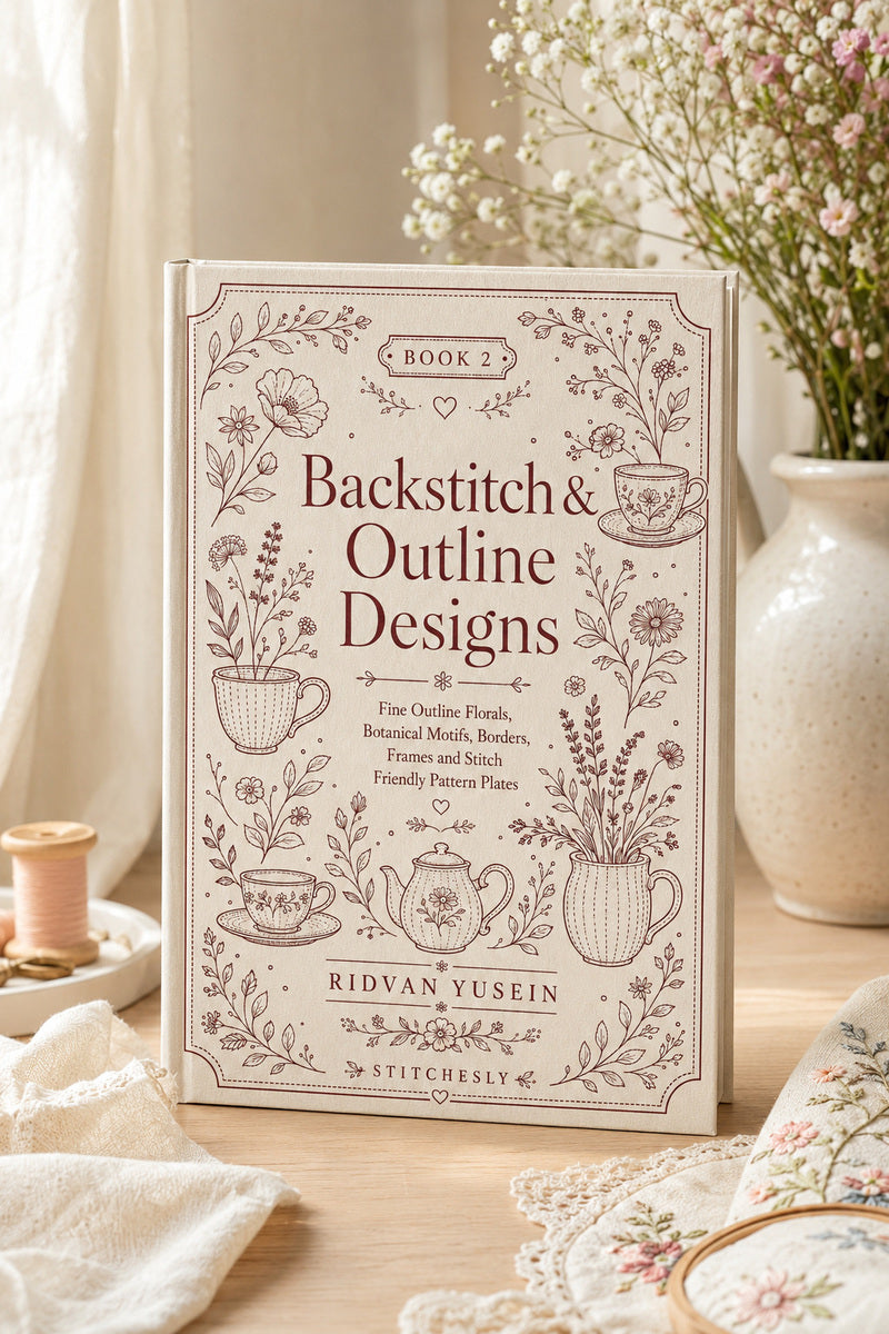 Backstitch And Outline Designs 2 Book 03 from Backstitch & Outline Designs Book 2, a digital embroidery design reference for machine embroidery designs, embroidery patterns and embroidery design reference.
