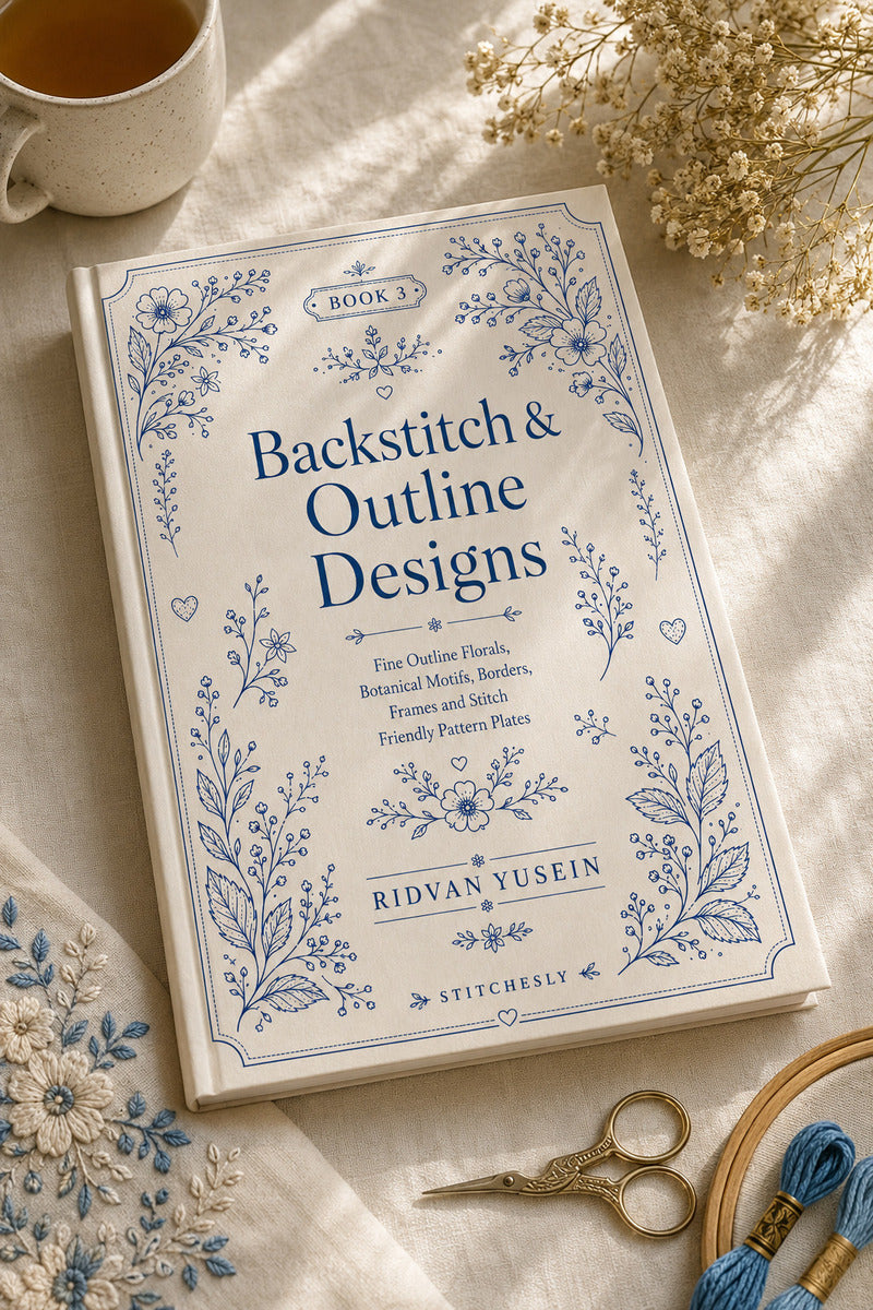 Backstitch And Outline Designs 3 Book 02 from Backstitch & Outline Designs Book 3, a digital embroidery design reference for machine embroidery designs, embroidery patterns and embroidery design reference.