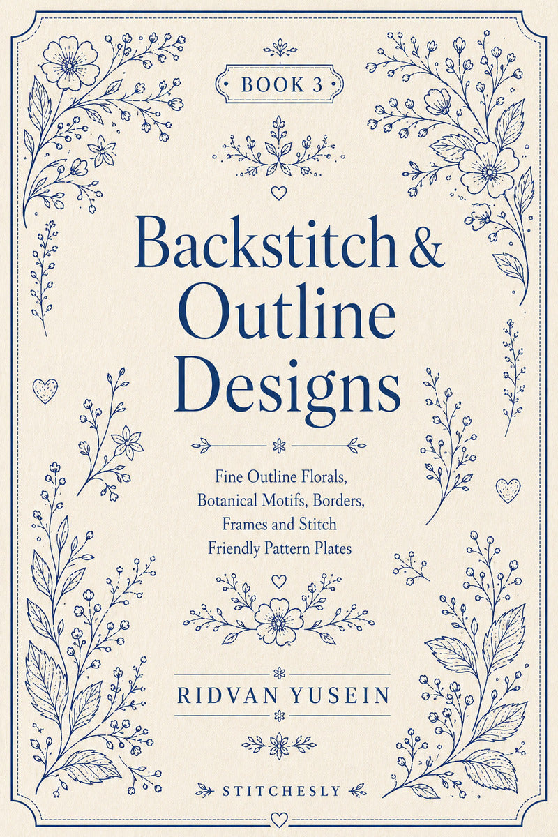 Backstitch And Outline Designs 3 Book 03 from Backstitch & Outline Designs Book 3, a digital embroidery design reference for machine embroidery designs, embroidery patterns and embroidery design reference.