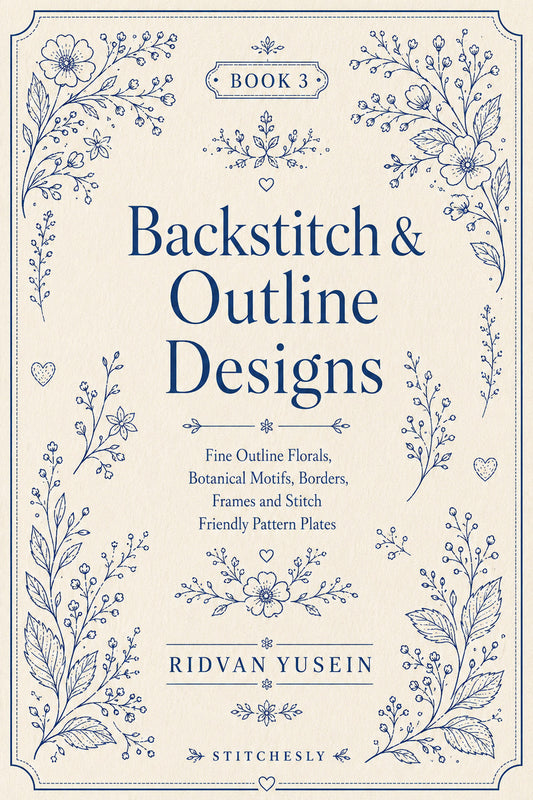 Backstitch And Outline Designs 3 Book 03 from Backstitch & Outline Designs Book 3, a digital embroidery design reference for machine embroidery designs, embroidery patterns and embroidery design reference.