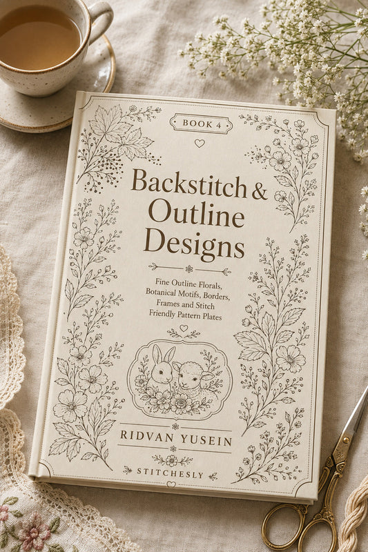 Backstitch And Outline Designs 4 Book 02 from Backstitch & Outline Designs Book 4, a digital embroidery design reference for machine embroidery designs, embroidery patterns and embroidery design reference.