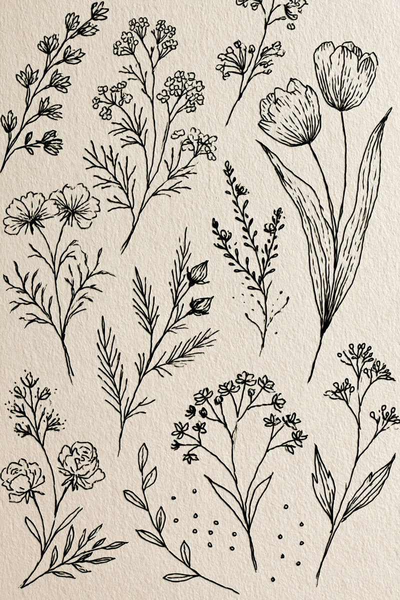 Backstitch And Outline Embroidery Pattern 02 from Backstitch & Outline Designs Book 4, a digital embroidery design reference for machine embroidery designs, embroidery patterns and embroidery design reference.
