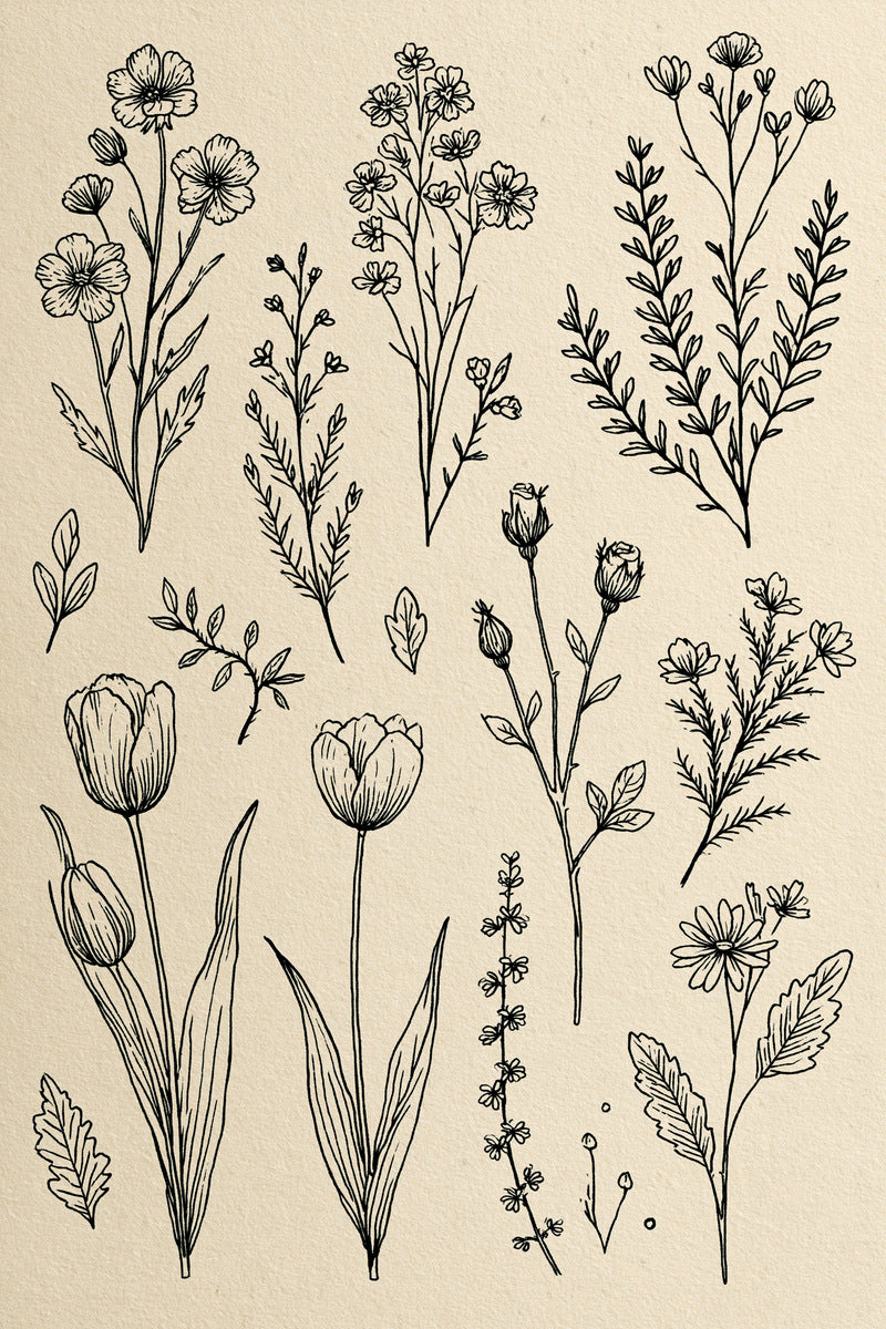 Backstitch And Outline Embroidery Pattern from Backstitch & Outline Designs Book 4, a digital embroidery design reference for machine embroidery designs, embroidery patterns and embroidery design reference.