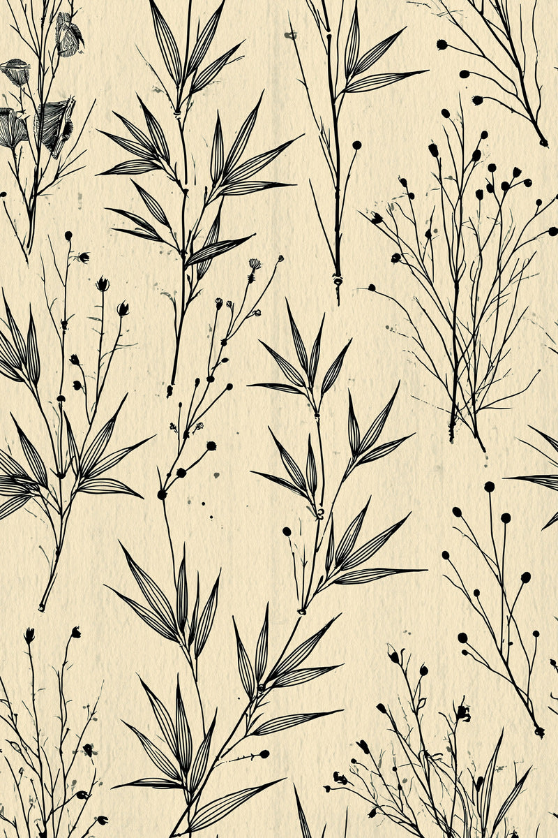 Bamboo Sprigs Branches And Minimal from East Asian Inspired Embroidery Book 7, a digital embroidery design reference for machine embroidery designs, embroidery patterns and small motif and accent designs.