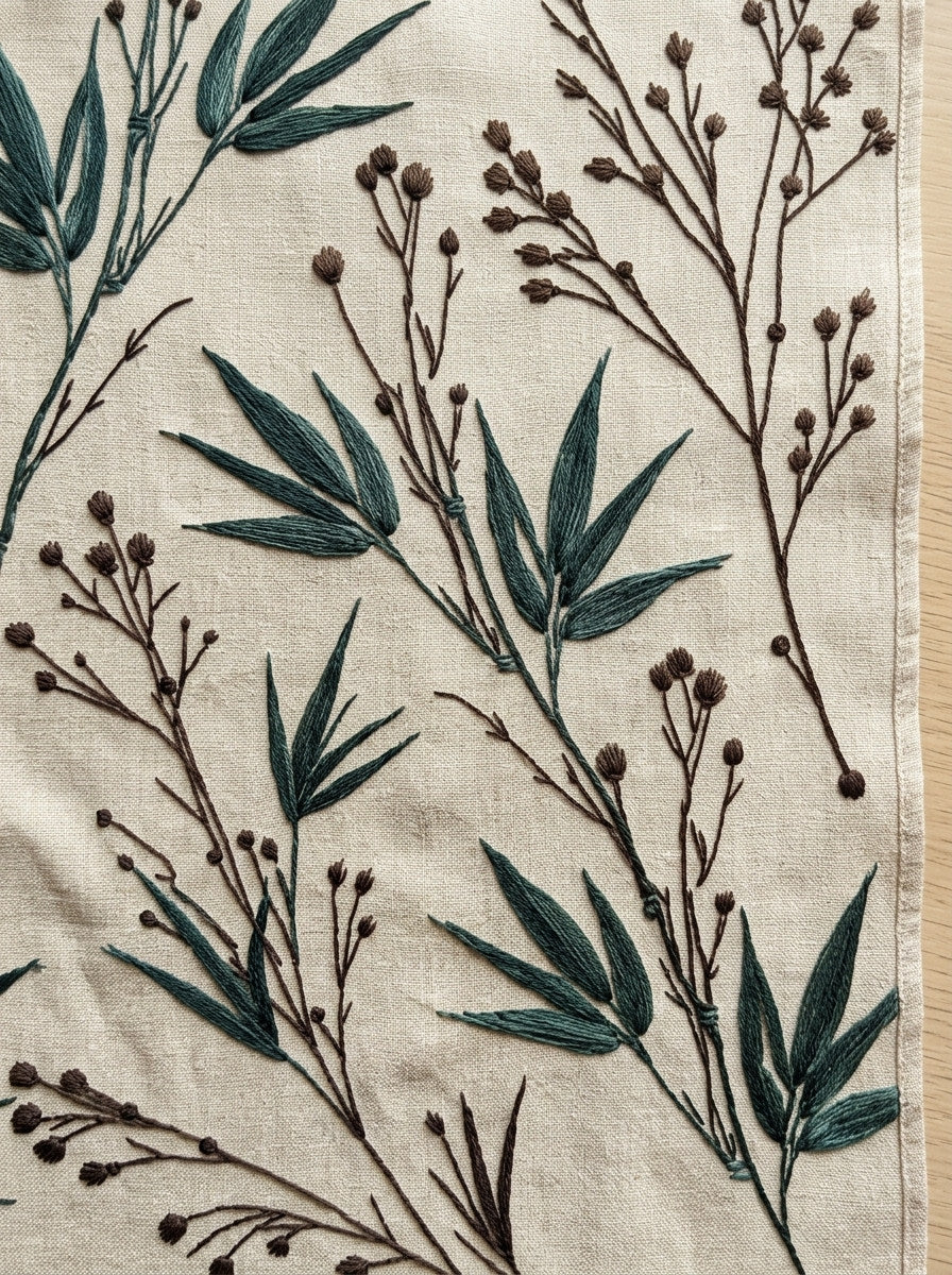 Bamboo Sprigs Branches And Minimal from East Asian Inspired Embroidery Book 2, a digital embroidery design reference for machine embroidery designs, embroidery patterns and small motif and accent designs.