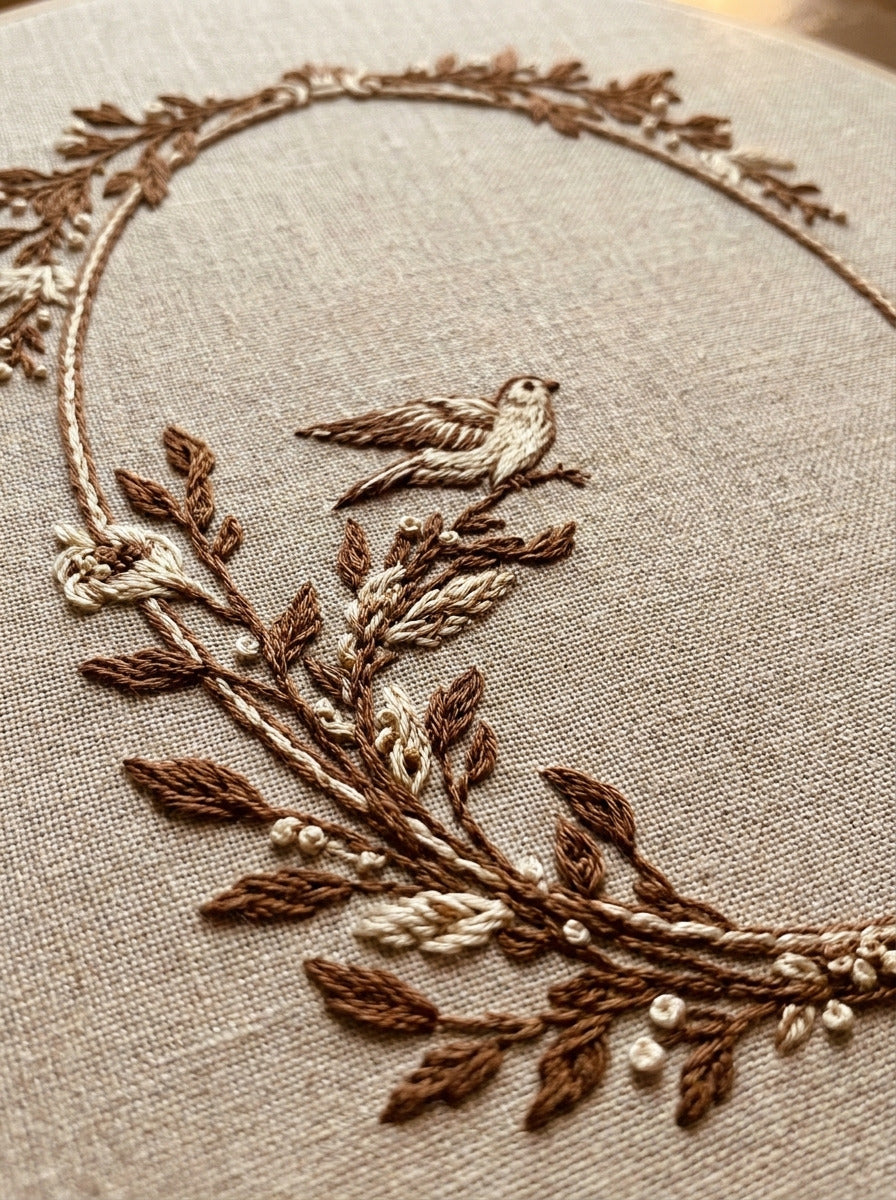 Baptism Linen Frame from Church Embroidery & Sacred Ornament Book 1, a digital embroidery design reference for machine embroidery designs, embroidery patterns and frames and monogram spaces.