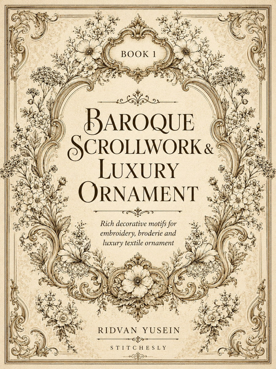 Baroque Scrollwork And Luxury Ornament 1 Book from Baroque Scrollwork & Luxury Ornament Book 1, a digital embroidery design reference for machine embroidery designs, embroidery patterns and embroidery design reference.
