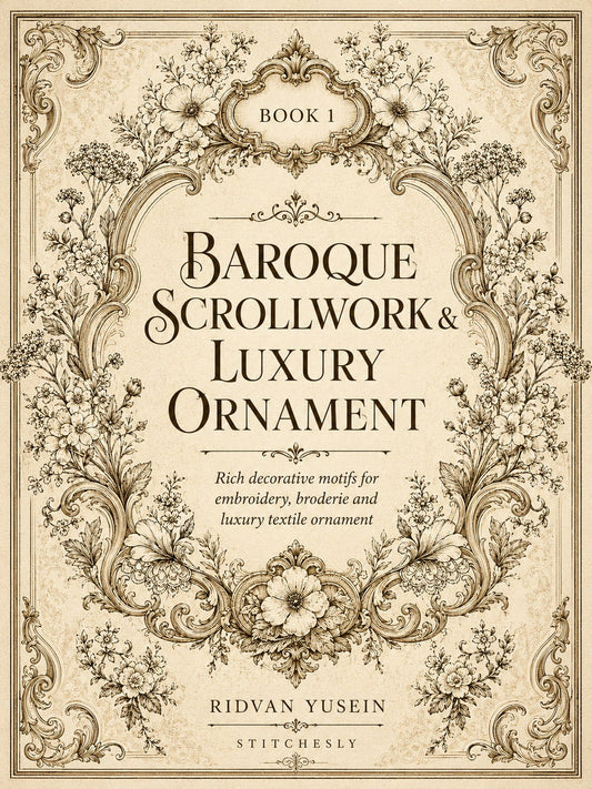 Baroque Scrollwork And Luxury Ornament 1 Book from Baroque Scrollwork & Luxury Ornament Book 1, a digital embroidery design reference for machine embroidery designs, embroidery patterns and embroidery design reference.